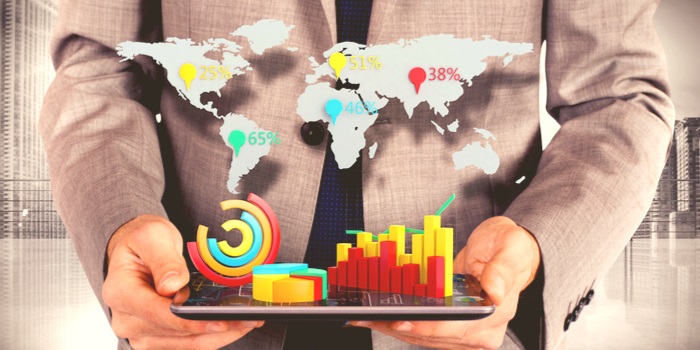 a man holding charts