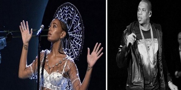 Solange and Jay-Z