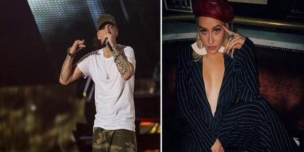 Eminem and Christina Aguilera