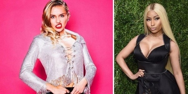 Miley Cyrus and Nicki Minaj